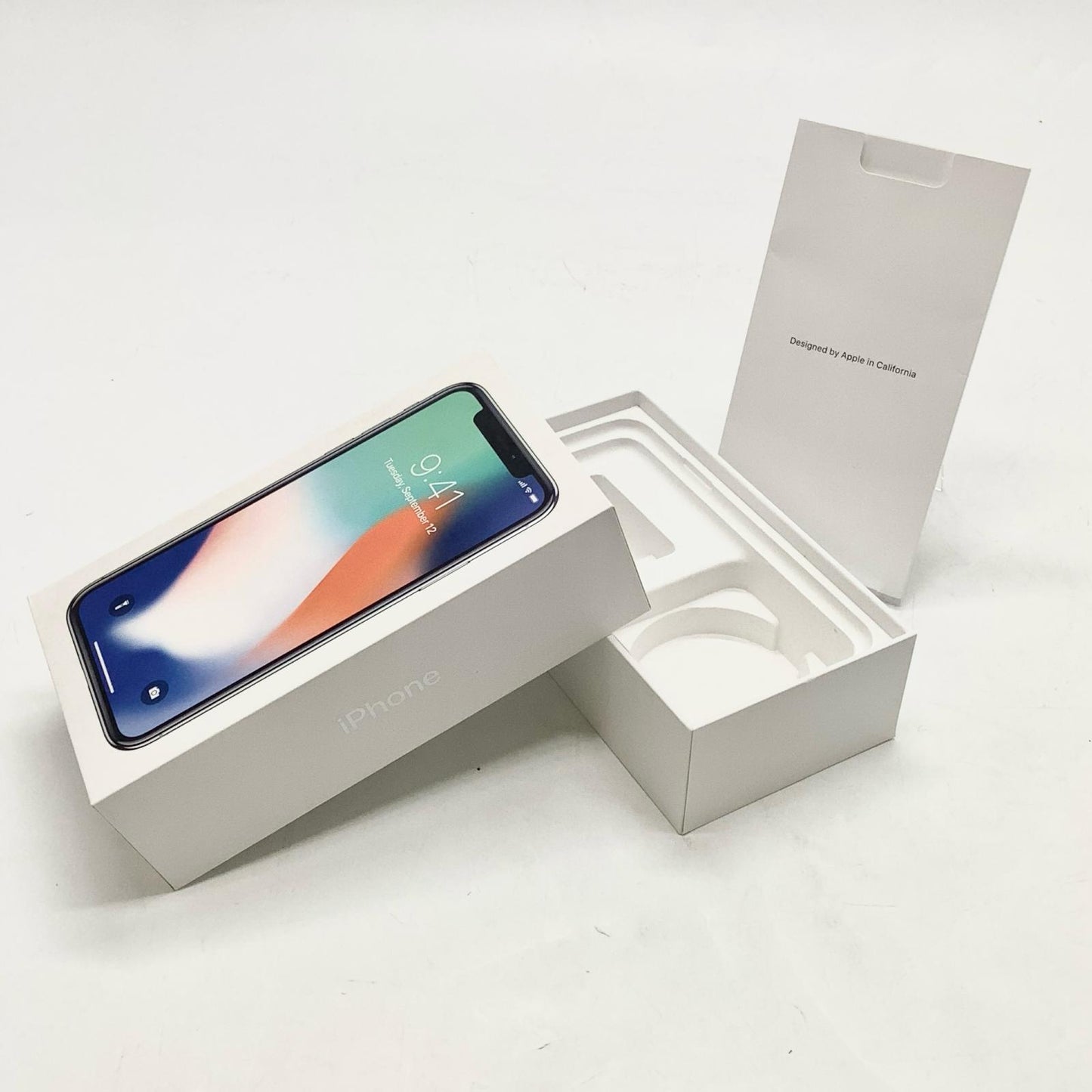 【最速発送】Apple iPhone iPhone X 256GB シルバー Softbank 白ロム【難有】 80%