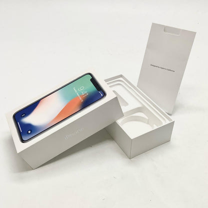 【最速発送】Apple iPhone iPhone X 256GB シルバー Softbank 白ロム【難有】 80%