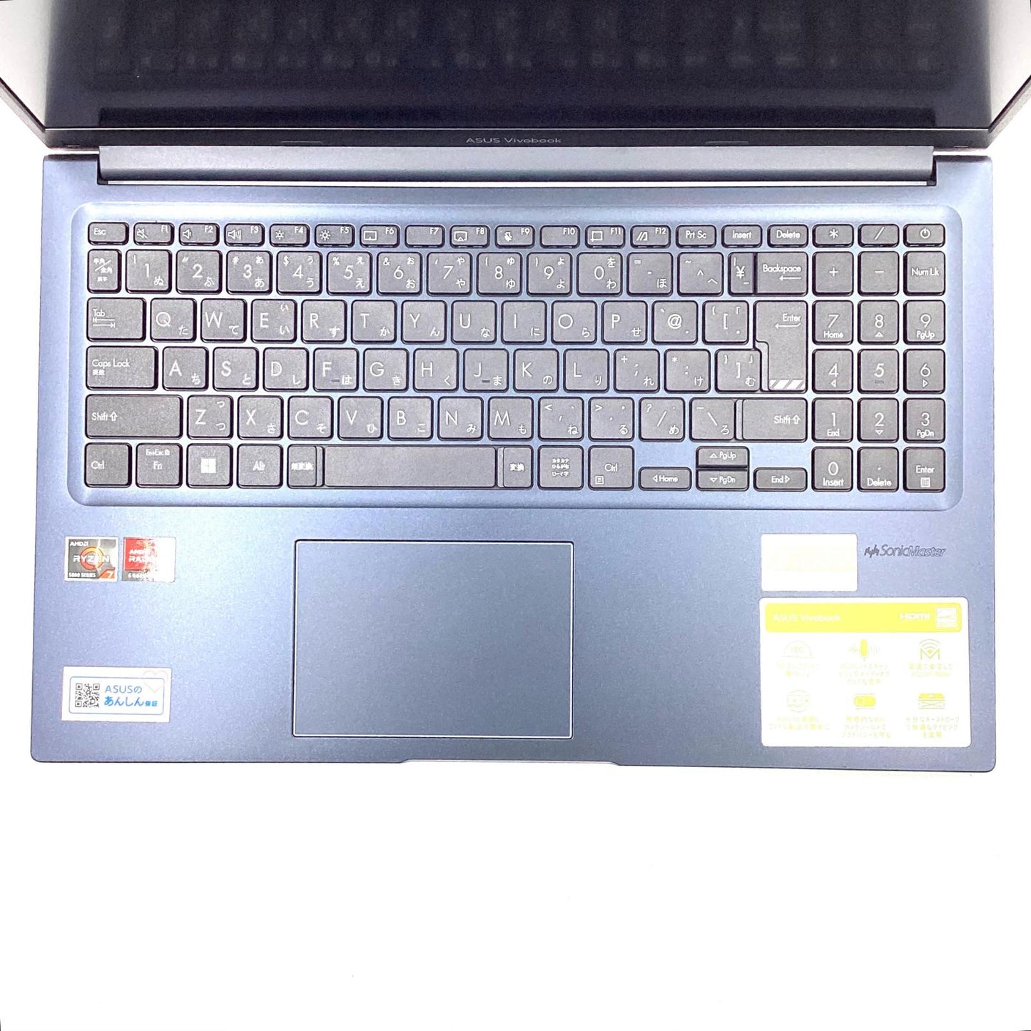 【全額返金保証】【最速発送】ASUS Vivobook 15 M1502Y AMD Ryzen 7 5825U with Radeon graphics 16GB M.2 SSD 512GB 100% 美品 動作確認済