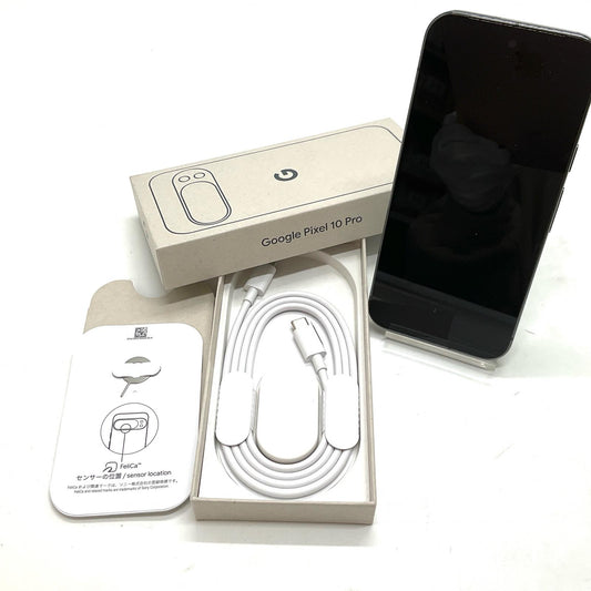 【全額返金保証】【最速発送】Google Pixel 10 Pro 256GB Obsidian (オブシディアン) au SIMフリー Pixel 10 Pro 白ロム 美品 動作確認済