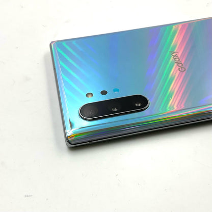 【最速発送】SAMSUNG Galaxy Note 10+ 256GB オーラグロー au SCV45 白ロム【難有】