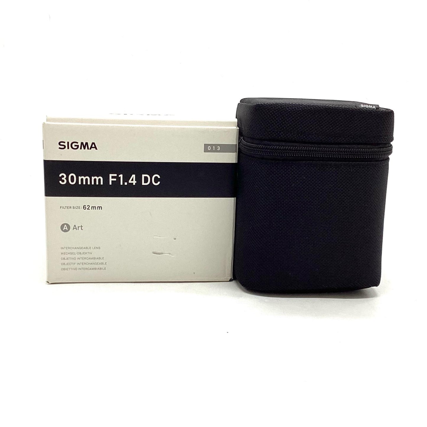 【全額返金保証】【最速発送】SIGMA 30mm F1.4 DC HSM [ニコン用] 動作確認済