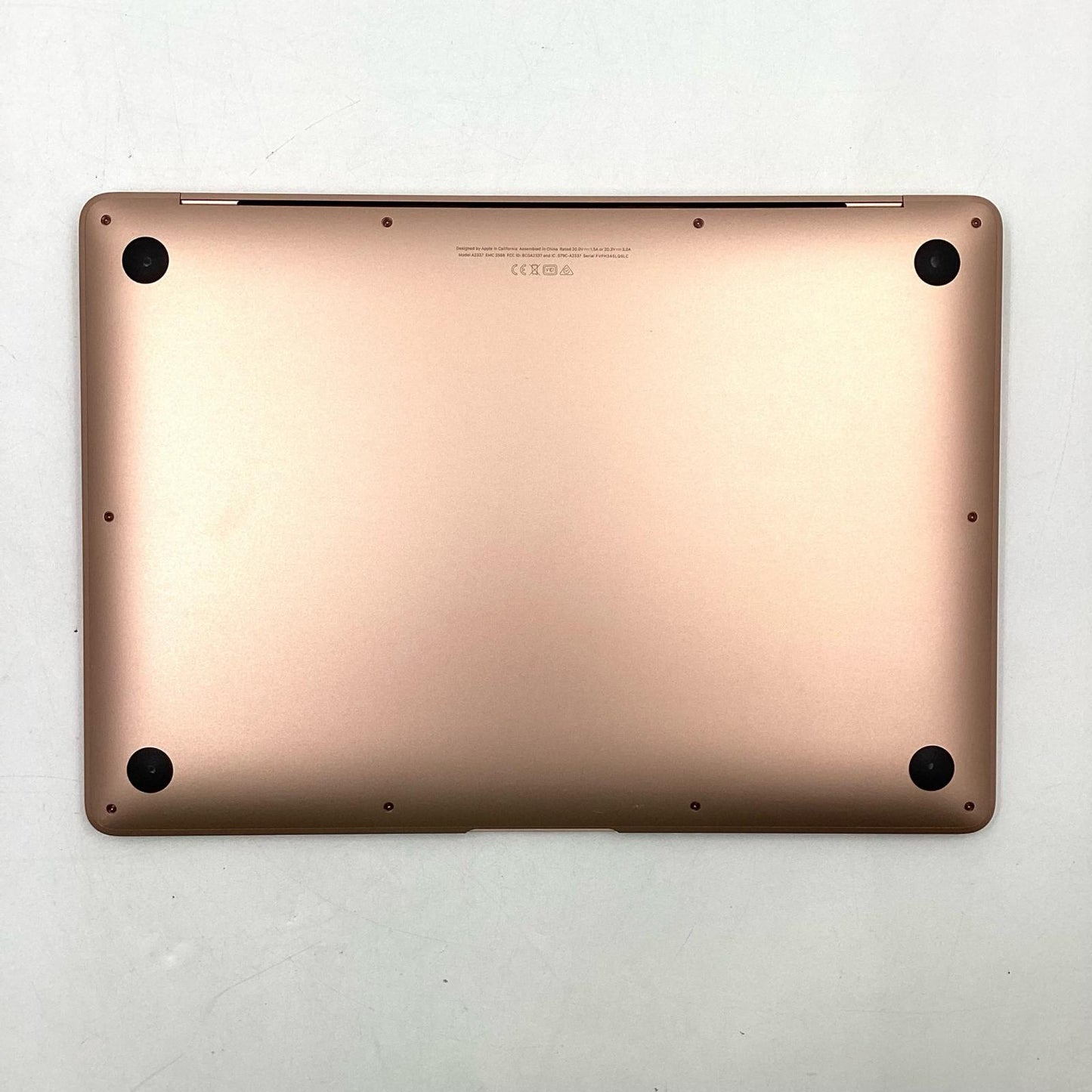 【全額返金保証】【最速発送】Apple MacBook Air 13.3インチ 2020 Apple M1 8GB 256GB ゴールド 100% 美品 動作確認済