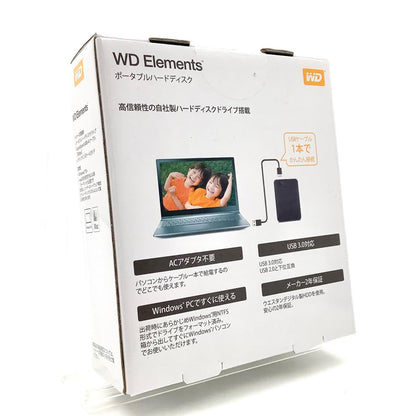 【全額返金保証】【最速発送】ウエスタンデジタル WD Elements 外付け HDD 4TB 新品未開封 即納OK