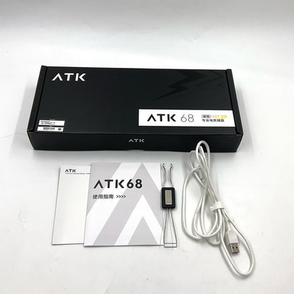 【全額返金保証】【最速発送】VGN ゲーミングキーボードATK 68 White ATK 68 美品 動作確認済