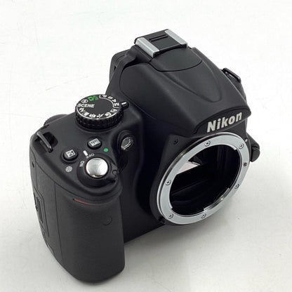 【全額返金保証】【最速発送】Nikon デジタル一眼 D5000 ボディ ブラック 美品 動作確認済