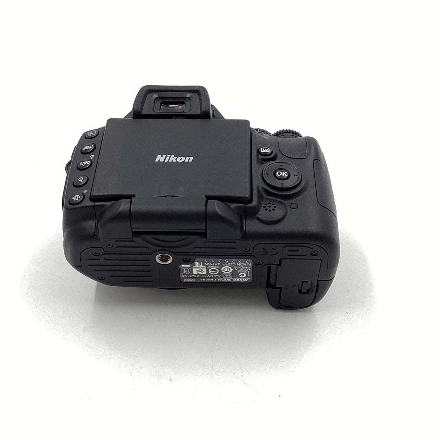 【全額返金保証】【最速発送】Nikon デジタル一眼 D5000 ボディ ブラック 美品 動作確認済
