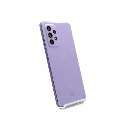【全額返金保証】【最速発送】SAMSUNG Galaxy A52 5G 128GB オーサムバイオレット docomo SC-53B 白ロム 動作確認済