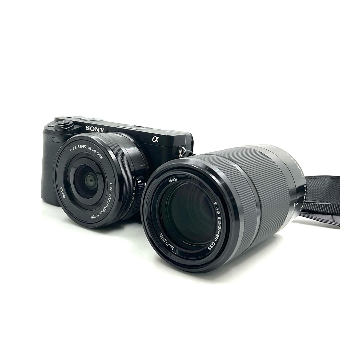 【全額返金保証】【最速発送】Sony デジタル一眼 α6400 ILCE-6400Y ダブルズームレンズキット ブラック 美品 動作確認済