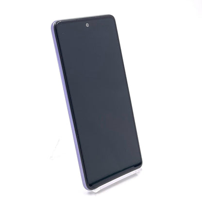 【全額返金保証】【最速発送】SAMSUNG Galaxy A52 5G 128GB オーサムバイオレット docomo SC-53B 白ロム 動作確認済