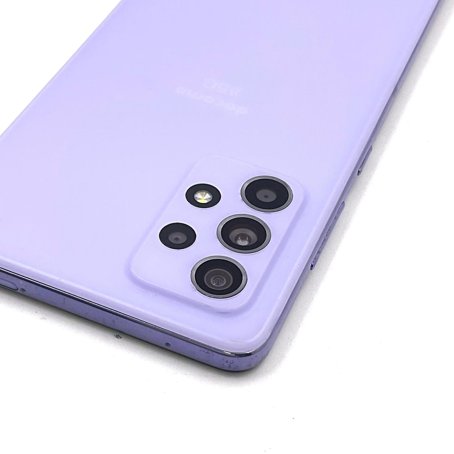 【全額返金保証】【最速発送】SAMSUNG Galaxy A52 5G 128GB オーサムバイオレット docomo SC-53B 白ロム 動作確認済