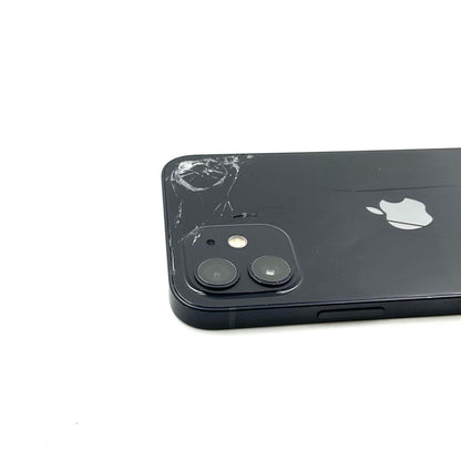 【最速発送】Apple iPhone iPhone 12 256GB ミッドナイト docomo 白ロム【難有】 89%