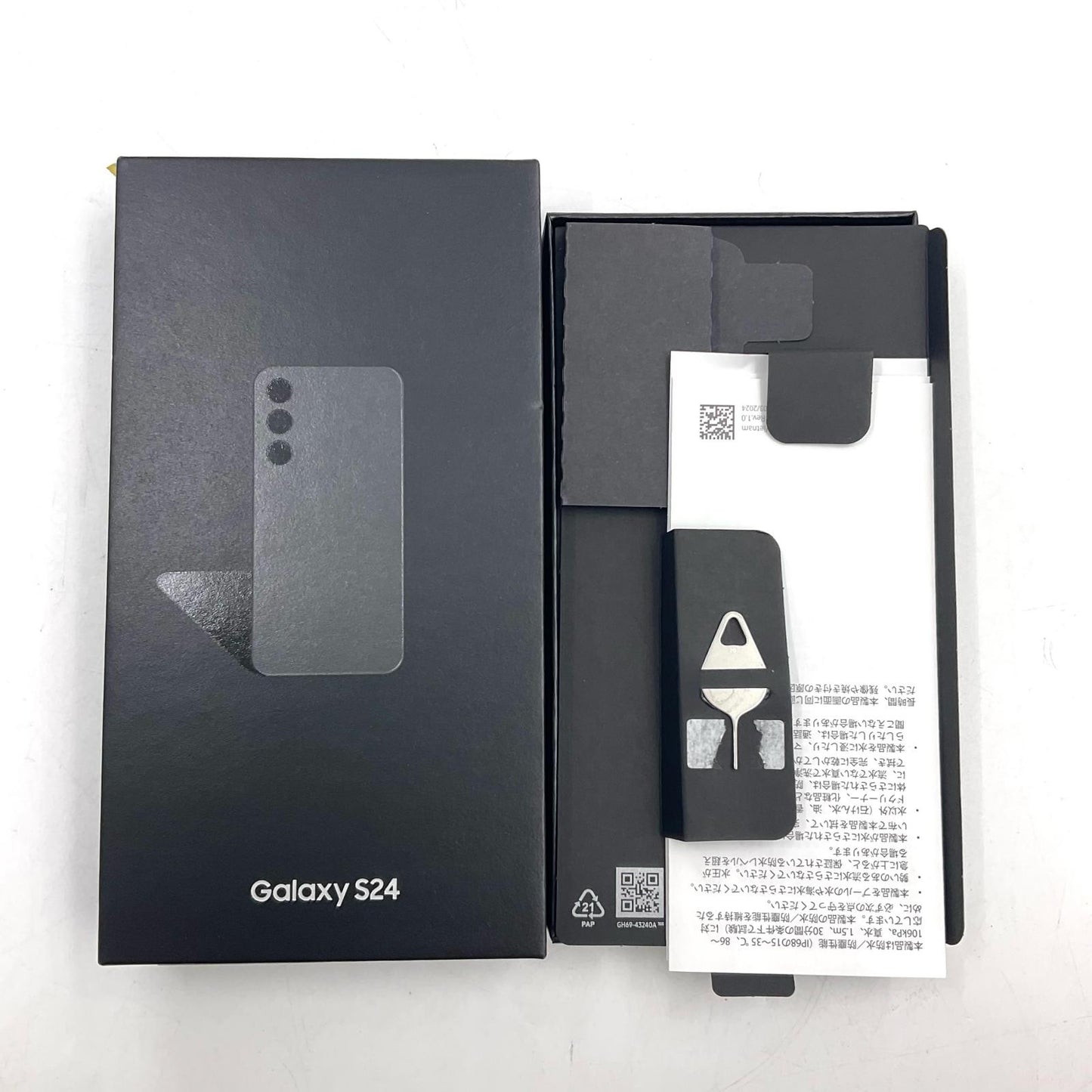【全額返金保証】【最速発送】SAMSUNG Galaxy S24 256GB オニキスブラック SIMフリー SM-S921Q 白ロム 美品 動作確認済