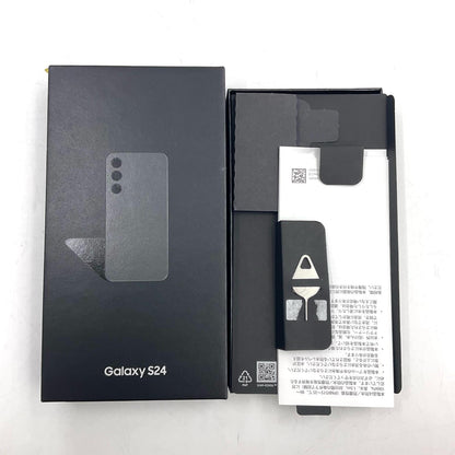 【全額返金保証】【最速発送】SAMSUNG Galaxy S24 256GB オニキスブラック SIMフリー SM-S921Q 白ロム 美品 動作確認済