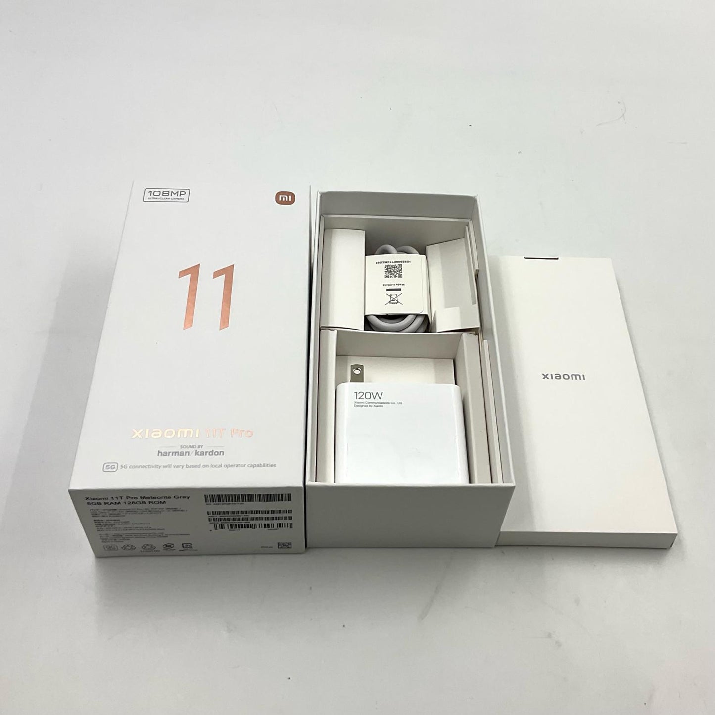 【全額返金保証】【最速発送】Xiaomi 11T Pro 128GB メテオライトグレー SIMフリー 2107113SR 白ロム 美品 動作確認済