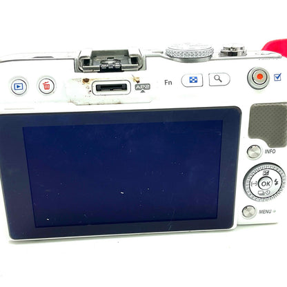 【全額返金保証】【最速発送】OLYMPUS デジタル一眼 E-PL3 ホワイト 美品 動作確認済