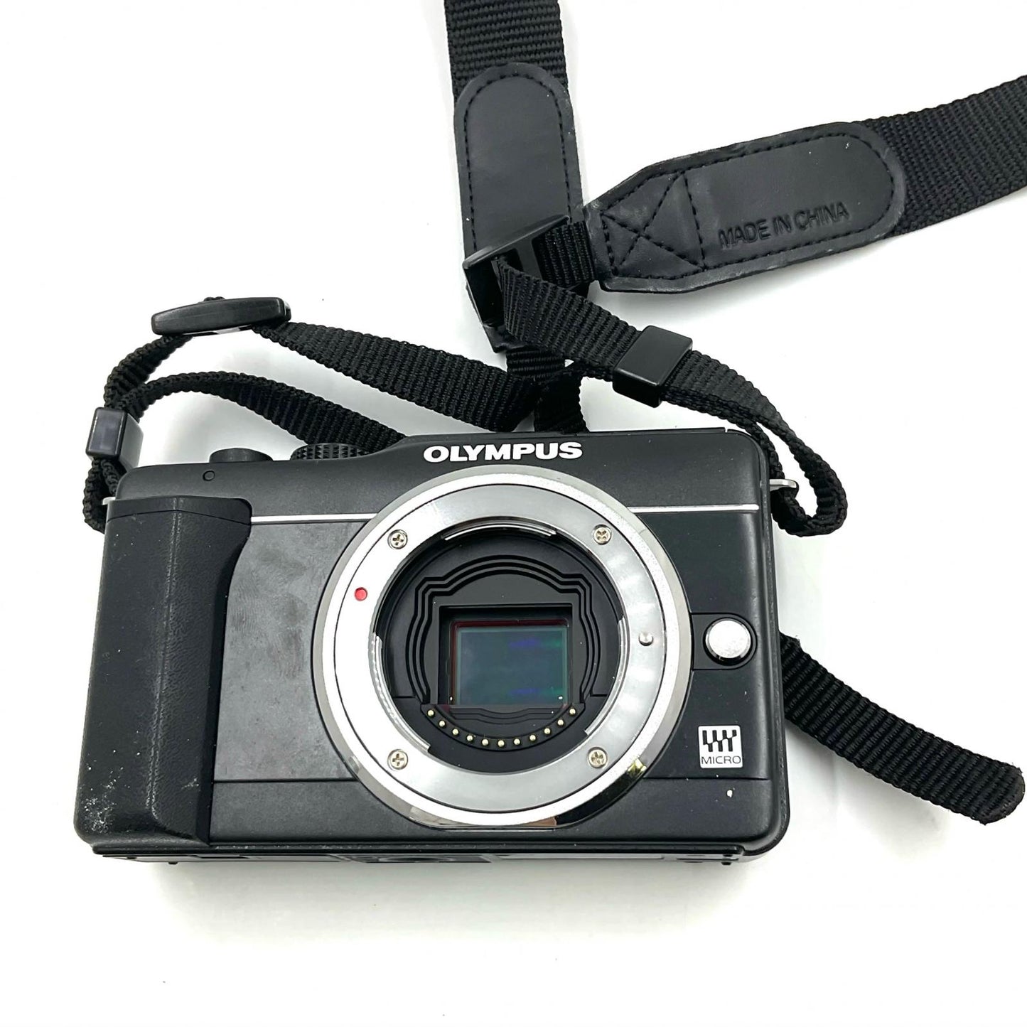 【全額返金保証】【最速発送】OLYMPUS デジタル一眼 PEN E-PL1s ブラック 美品 動作確認済