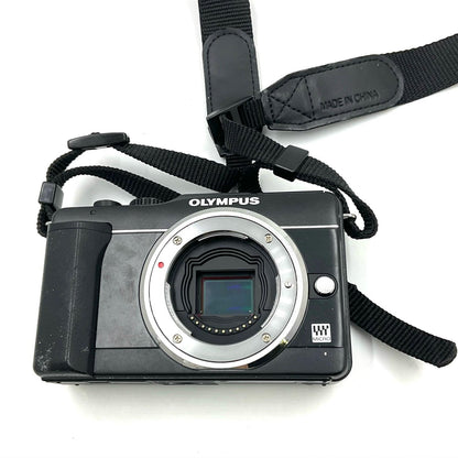 【全額返金保証】【最速発送】OLYMPUS デジタル一眼 PEN E-PL1s ブラック 美品 動作確認済