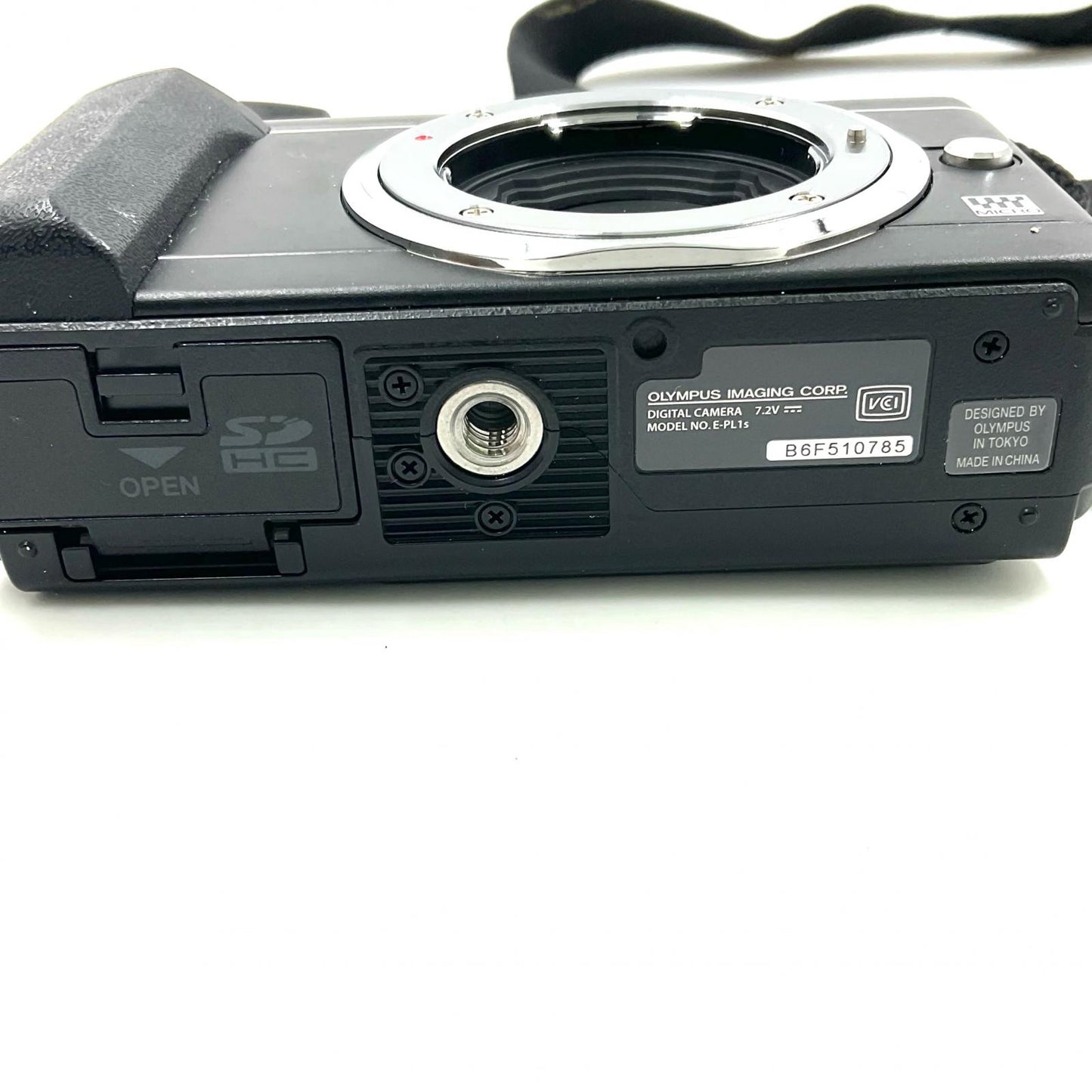 【全額返金保証】【最速発送】OLYMPUS デジタル一眼 PEN E-PL1s ブラック 美品 動作確認済