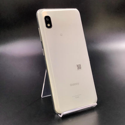 【全額返金保証】【最速発送】SAMSUNG Galaxy A21 シンプル 64GB ホワイト au SCV49 白ロム 動作確認済