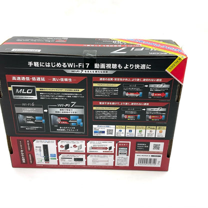 【全額返金保証】【最速発送】ELECOM Wi-Fiルーター WRC-BE36QS-B 新品未開封 即納OK