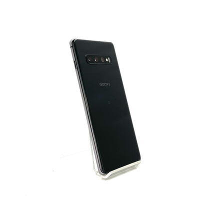 【最速発送】SAMSUNG Galaxy S10＋ 128GB プリズム ブラック au SCV42 白ロム【難有】