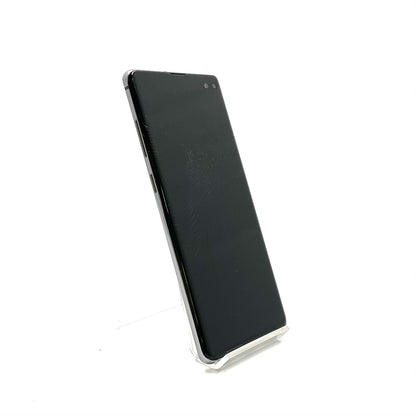 【最速発送】SAMSUNG Galaxy S10＋ 128GB プリズム ブラック au SCV42 白ロム【難有】