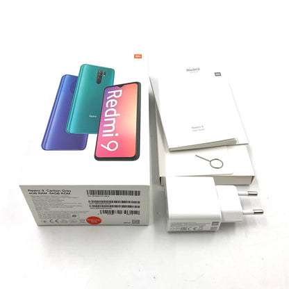 【全額返金保証】【最速発送】Xiaomi Redmi 9 64GB Carbon Grey SIMフリー M2004J19AG 白ロム 美品 動作確認済