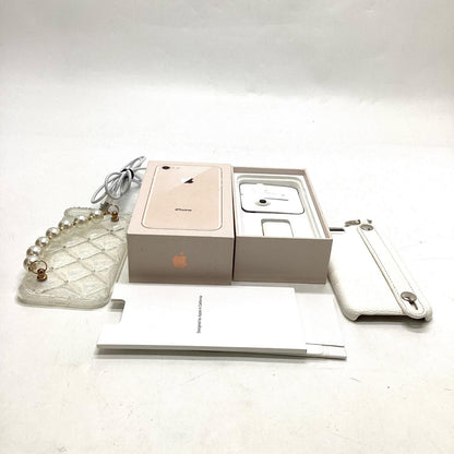 【全額返金保証】【最速発送】Apple iPhone iPhone 8 64GB ゴールド Softbank SIMフリー 白ロム 動作確認済 75%