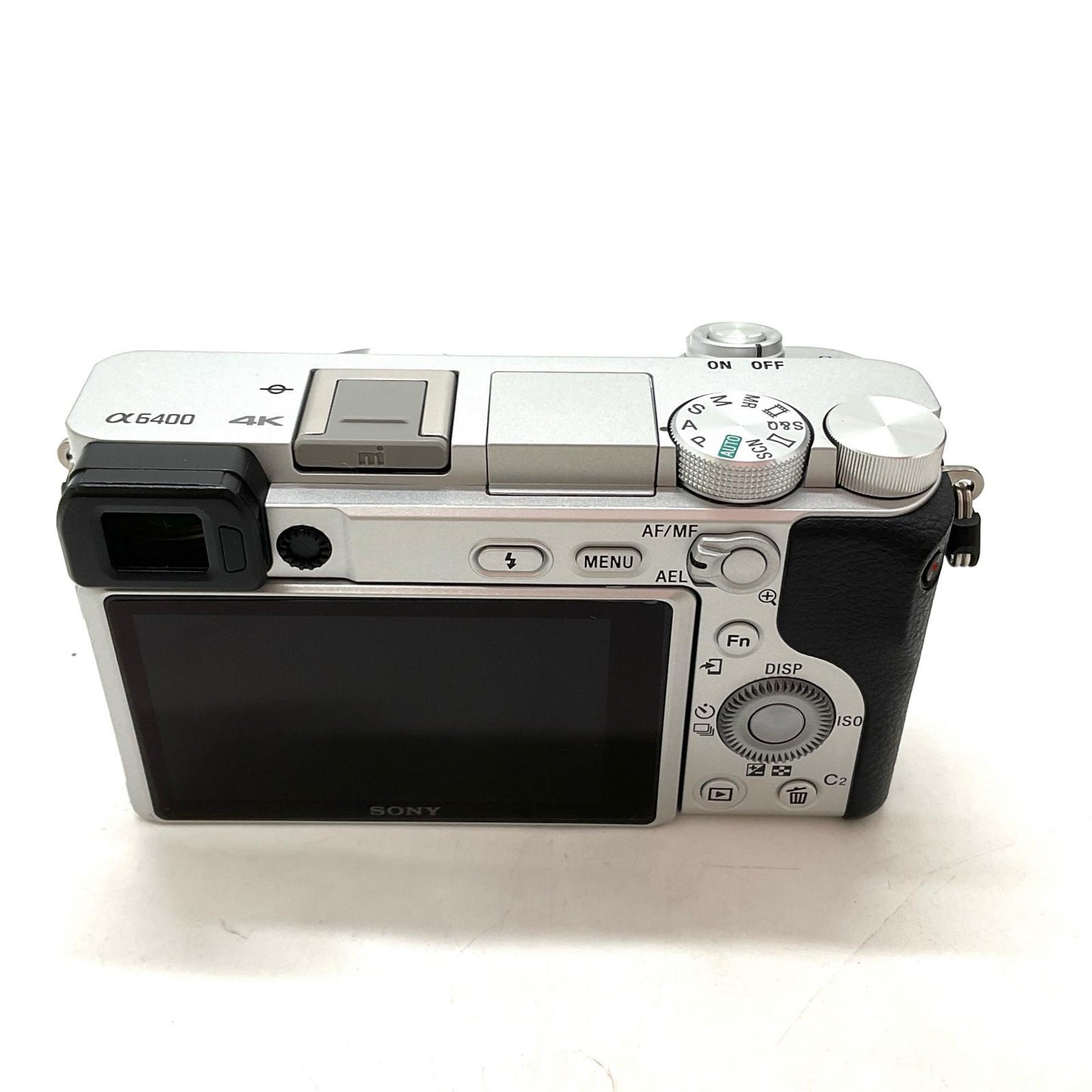 【全額返金保証】【最速発送】Sony デジタル一眼 α6400 ILCE-6400L パワーズームレンズキット シルバー 美品 動作確認済