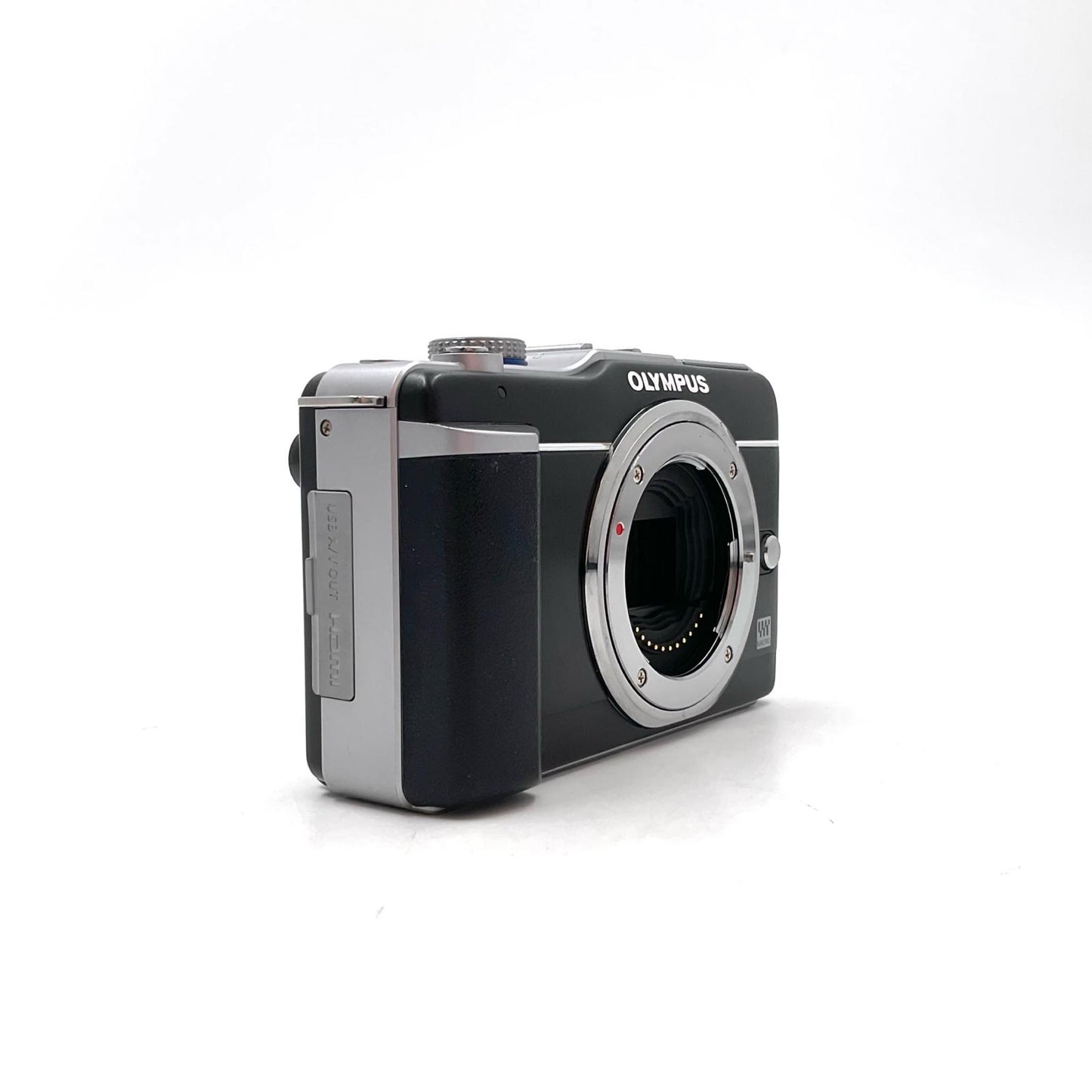 【全額返金保証】【最速発送】OLYMPUS デジタル一眼 オリンパス・ペン Lite E-PL1 ボディ ブラック 動作確認済