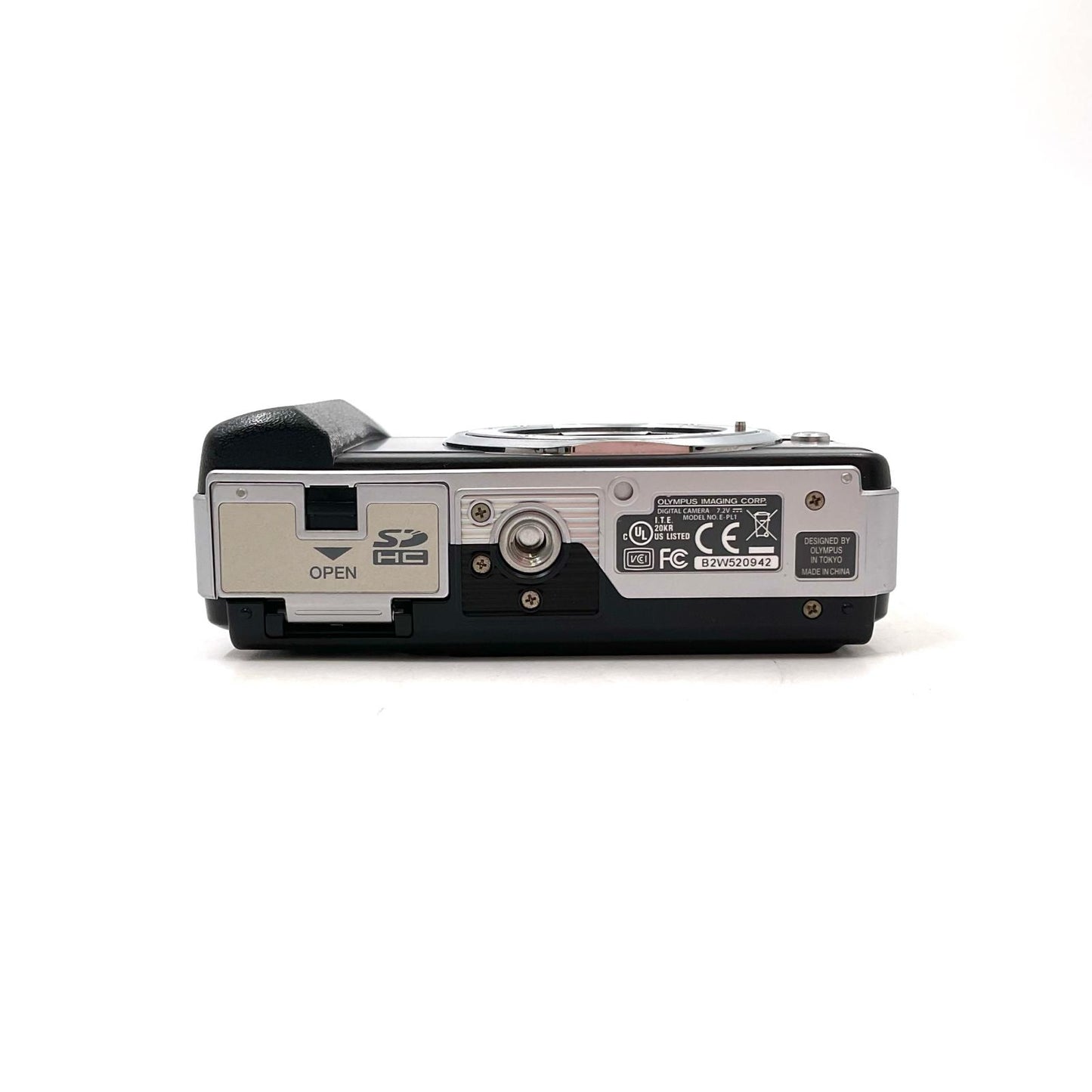 【全額返金保証】【最速発送】OLYMPUS デジタル一眼 オリンパス・ペン Lite E-PL1 ボディ ブラック 動作確認済