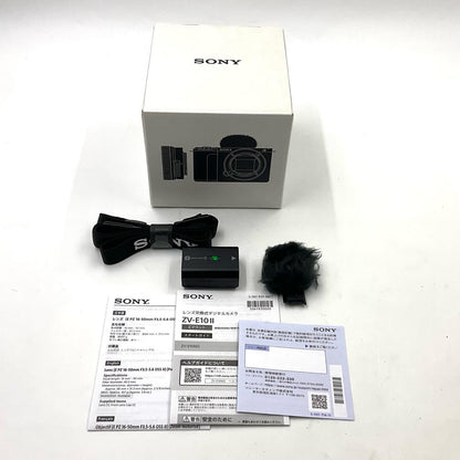 【全額返金保証】【最速発送】 デジタル一眼 SONY α ZV-E10 II ZV-E10M2 [ブラック] 超美品 動作確認済