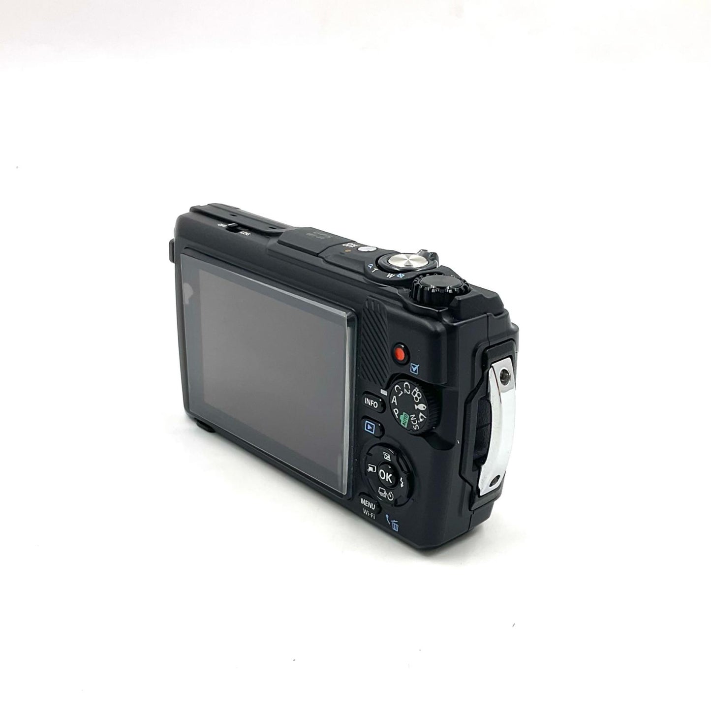 【全額返金保証】【最速発送】OLYMPUS コンパクトデジタルカメラ OM-SYSTEM TG-7 ﾌﾞﾗｯｸ 美品 動作確認済