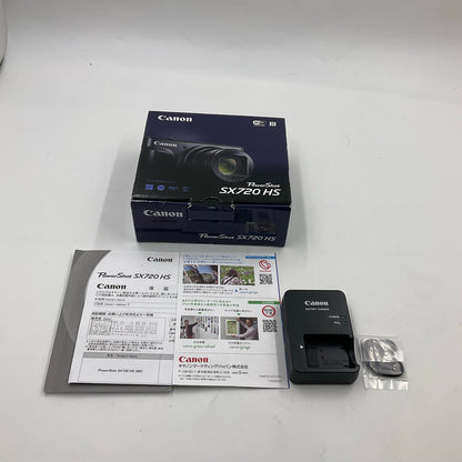 【全額返金保証】【最速発送】Canon コンパクトデジタルカメラ PowerShot SX720 HS ﾌﾞﾗｯｸ 美品 動作確認済