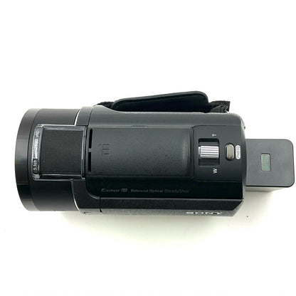 【全額返金保証】【最速発送】 SONY HANDYCAM FDR-AX45 ﾌﾞﾗｯｸ 美品 動作確認済