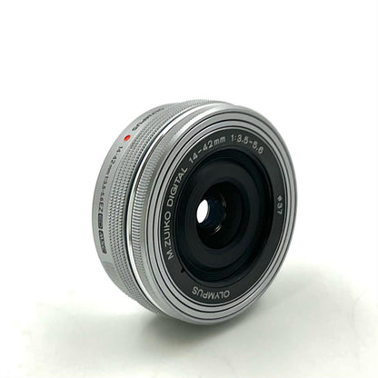 【全額返金保証】【最速発送】OLYMPUS M.ZUIKO DIGITAL 14-42mm F3.5-5.6 EZ ED MSC 動作確認済