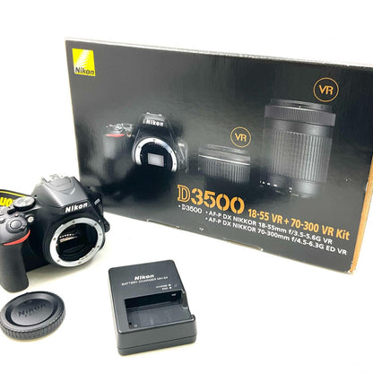【全額返金保証】【最速発送】Nikon デジタル一眼 D3500 ボディ 美品 動作確認済