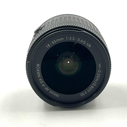 【全額返金保証】【最速発送】Nikon AF-P DX NIKKOR 18-55mm F3.5-5.6 G VR 美品 動作確認済