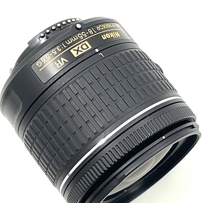 【全額返金保証】【最速発送】Nikon AF-P DX NIKKOR 18-55mm F3.5-5.6 G VR 美品 動作確認済
