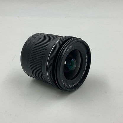 【全額返金保証】【最速発送】Canon EF-S10-18mm F4.5-5.6 IS STM 美品 動作確認済