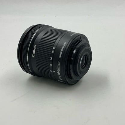 【全額返金保証】【最速発送】Canon EF-S10-18mm F4.5-5.6 IS STM 美品 動作確認済