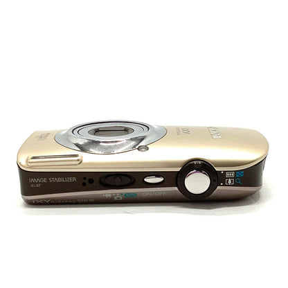 【全額返金保証】【最速発送】Canon コンパクトデジタルカメラ IXY DIGITAL 510 IS ｺﾞｰﾙﾄﾞ 動作確認済