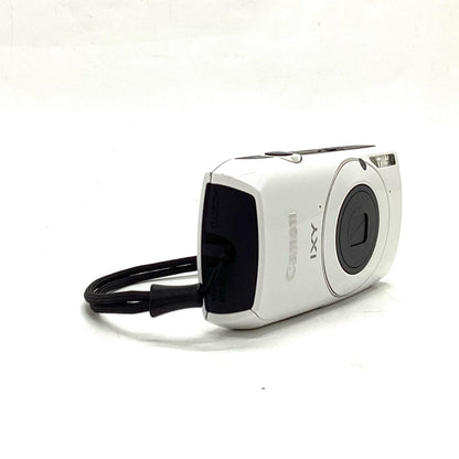【全額返金保証】【最速発送】Canon コンパクトデジタルカメラ IXY 30 S ホワイト 美品 動作確認済