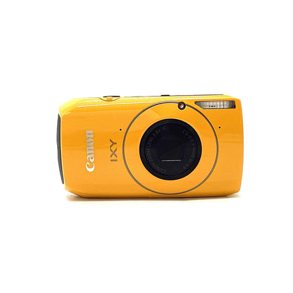 【全額返金保証】【最速発送】Canon コンパクトデジタルカメラ IXY 30 S イエロー 美品 動作確認済