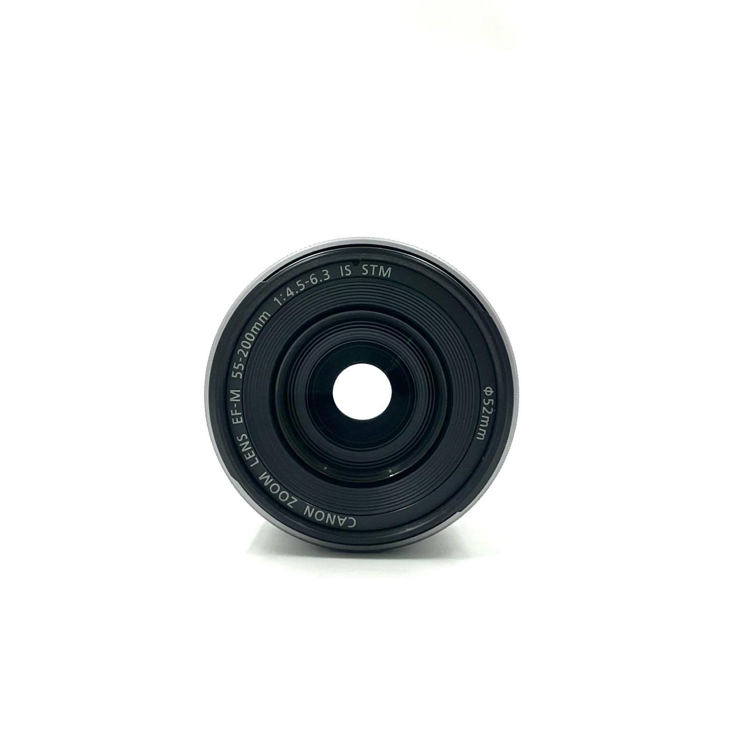 【全額返金保証】【最速発送】Canon EF-M55-200mm F4.5-6.3 IS STM [シルバー] 美品 動作確認済