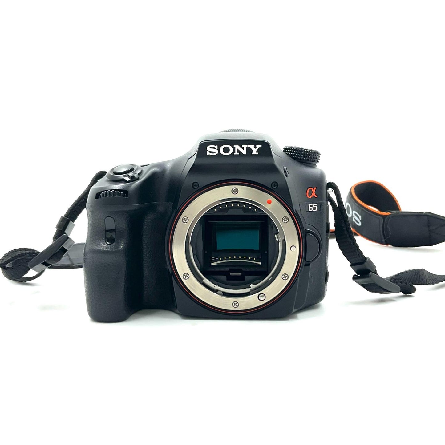 【全額返金保証】【最速発送】Sony デジタル一眼 α65 SLT-A65V ボディ ブラック 美品 動作確認済