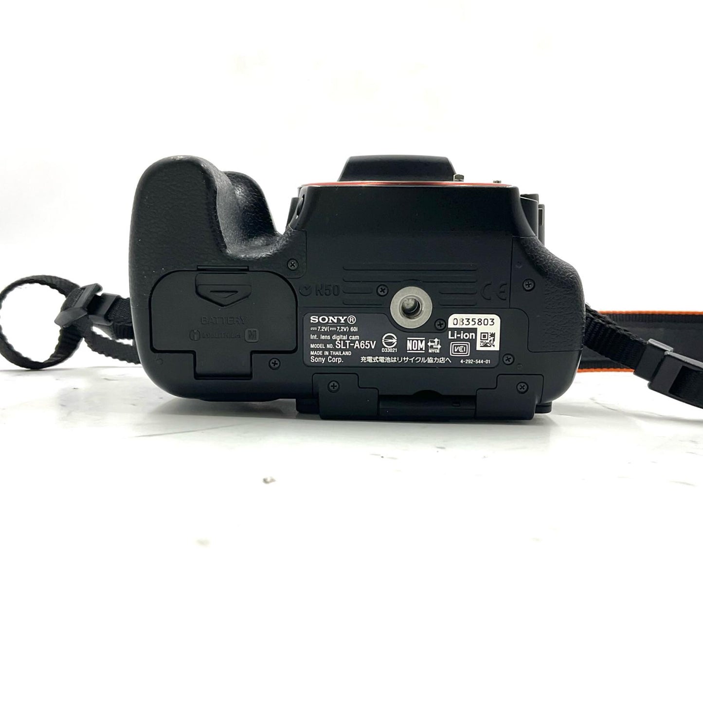 【全額返金保証】【最速発送】Sony デジタル一眼 α65 SLT-A65V ボディ ブラック 美品 動作確認済