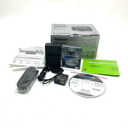 【全額返金保証】【最速発送】Panasonic デジタル一眼 LUMIX DMC-GF5X-K 電動ズームレンズキット エスプリブラック 美品 動作確認済