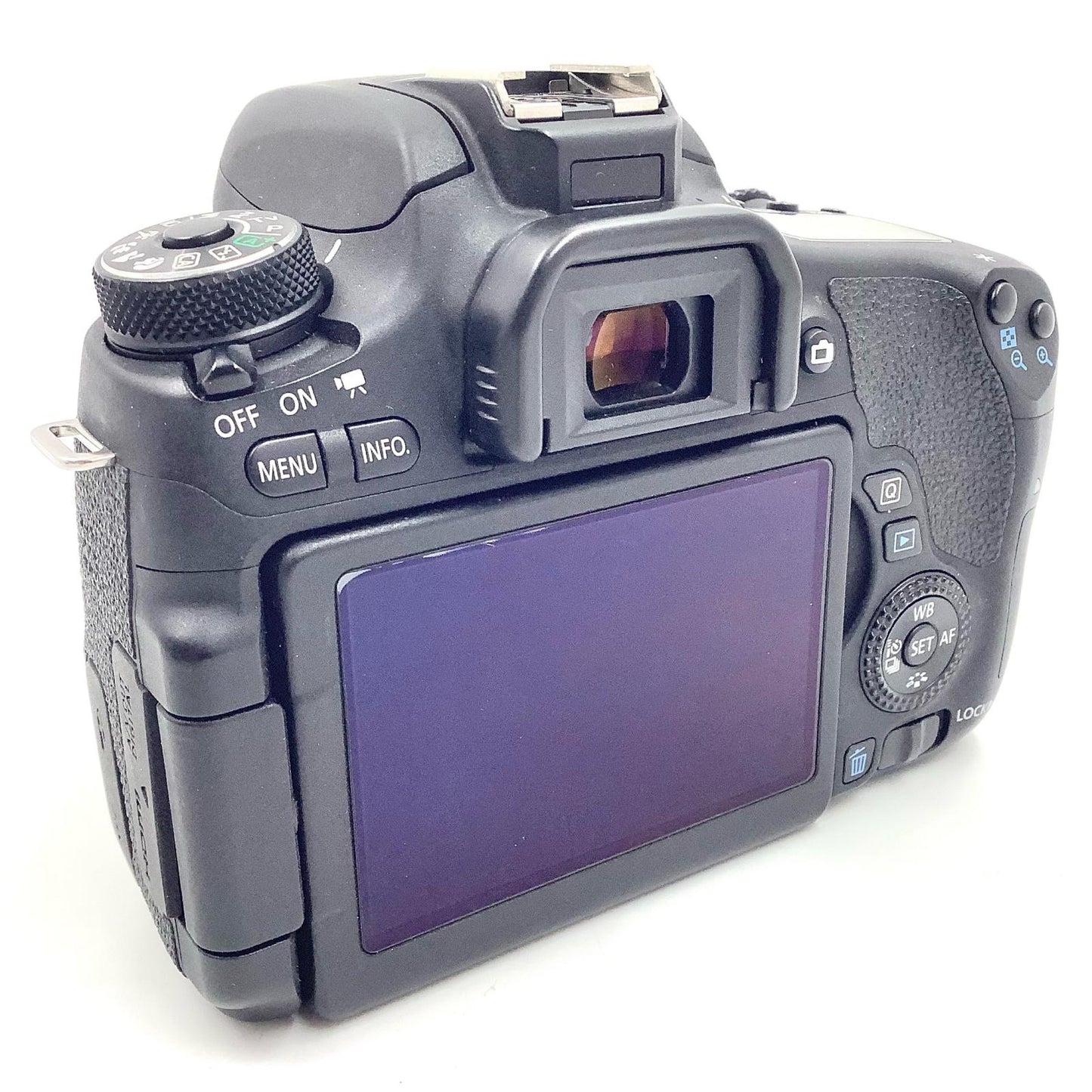 【全額返金保証】【最速発送】Canon デジタル一眼 EOS 8000D ボディ ブラック 美品 動作確認済